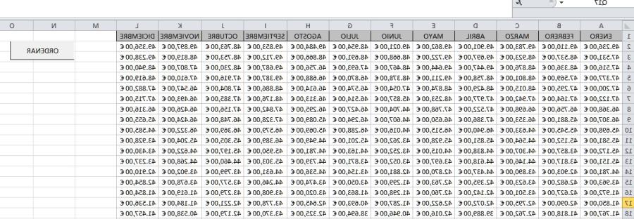 como ordenar datos en excel de varias columnas